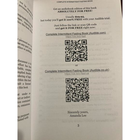 Complete Intermittent Fasting Book Ultimate Guide to Fast Weight Loss Amanda Lee - Picture 3 of 4